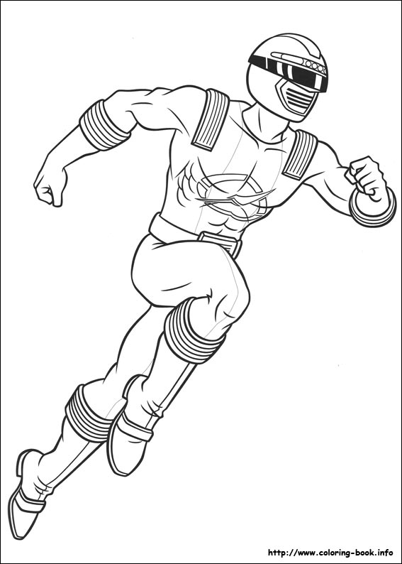 Power Rangers coloring picture